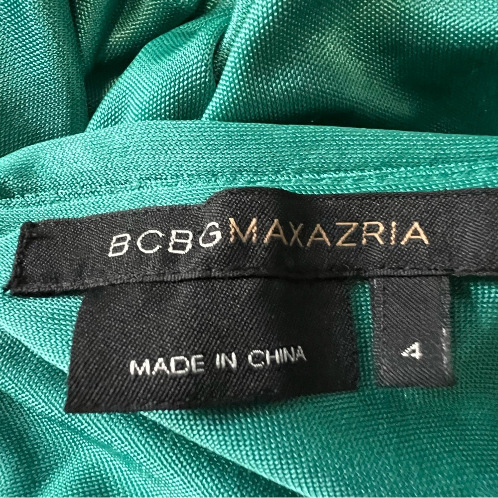 BCBGMAXAZRIA Emerald Green Mini Dress - Picture 7 of 7
